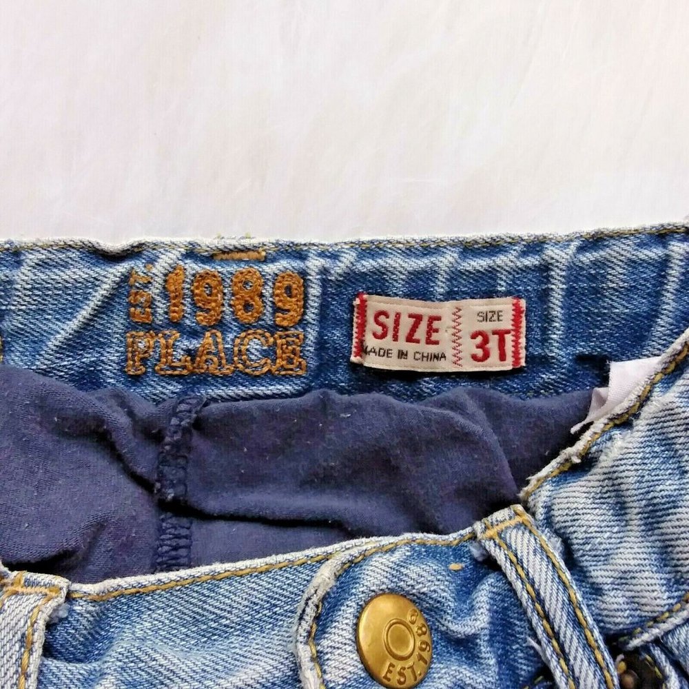 ☆☆SOLD☆☆The Children's Place Patchwork Denim Skort - Picture 5 of 6